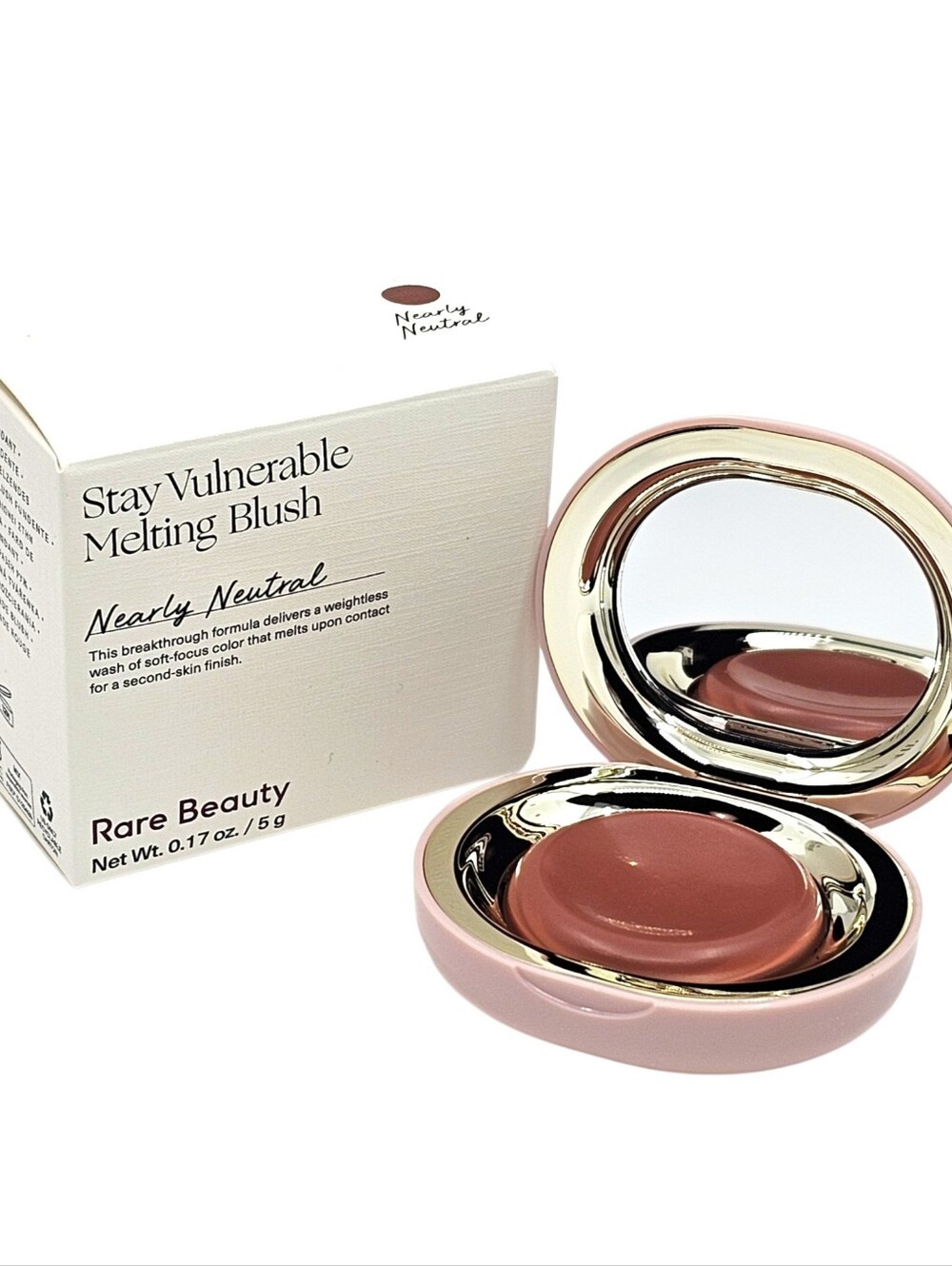 Rare Beauty Stay Vulnerable Melting Blush Nearly Neutral 5g NIB